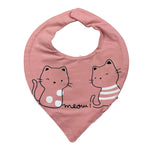 Mayoral Bavetta Tinta Unita con Stampa per Neonata 90944 ROSA MAYORAL 