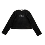 GAELLE shirt girocollo tinta unita con stampa logo Nero per Bambina 2741MY00345X NERO GAELLE 