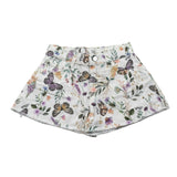 Liu Jo Short Tinta Unita con Stampa Fiori per Bambina KA5060 BIANCO LIU JO 