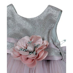 Bella Brilli Abito Cerimonia Girmanica Tinta Unita per Neonata 111N ROSA BELLA BRILLI 