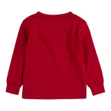 LEVI'S shirt girocollo tinta unita con logo Rosso per Neonato 6E8646 ROSSO LEVI'S 