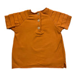 Mapero T-Shirt Girocollo Tinta Unita Arancione Per Neonato