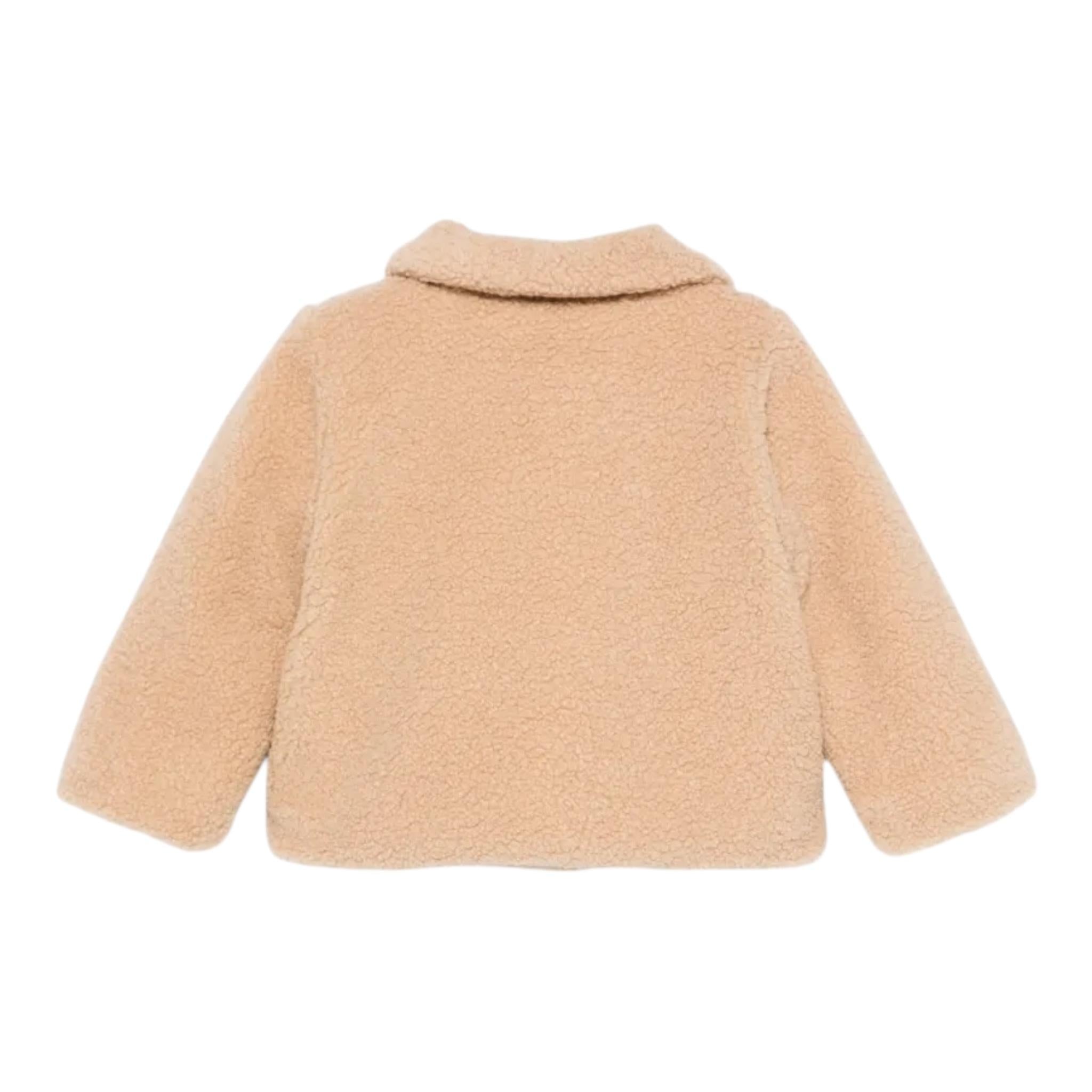 LIU JO giubbino tinta unita modello teddy con zip Beige per Bambina KF4105 BEIGE LIU JO 