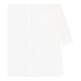 Dou Dou Camicia Tinta Unita Manica Lunga per Bambina DW1A20X BIANCO DOU DOU 