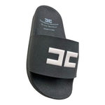 Elisabetta Franchi Ciabatte Tinta Unita con Logo per Bambina F3A0E0074 NERO ELISABETTA FRANCHI 