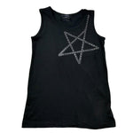 John Richmond Canotta Girocollo Tinta Unita con Borchie per Bambina RGP26099CN NERO JOHN RICHMOND 