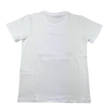 Daniele Alessandrini Rundhals-T-Shirt einfarbig mit weißem Aufdruck für Kinder