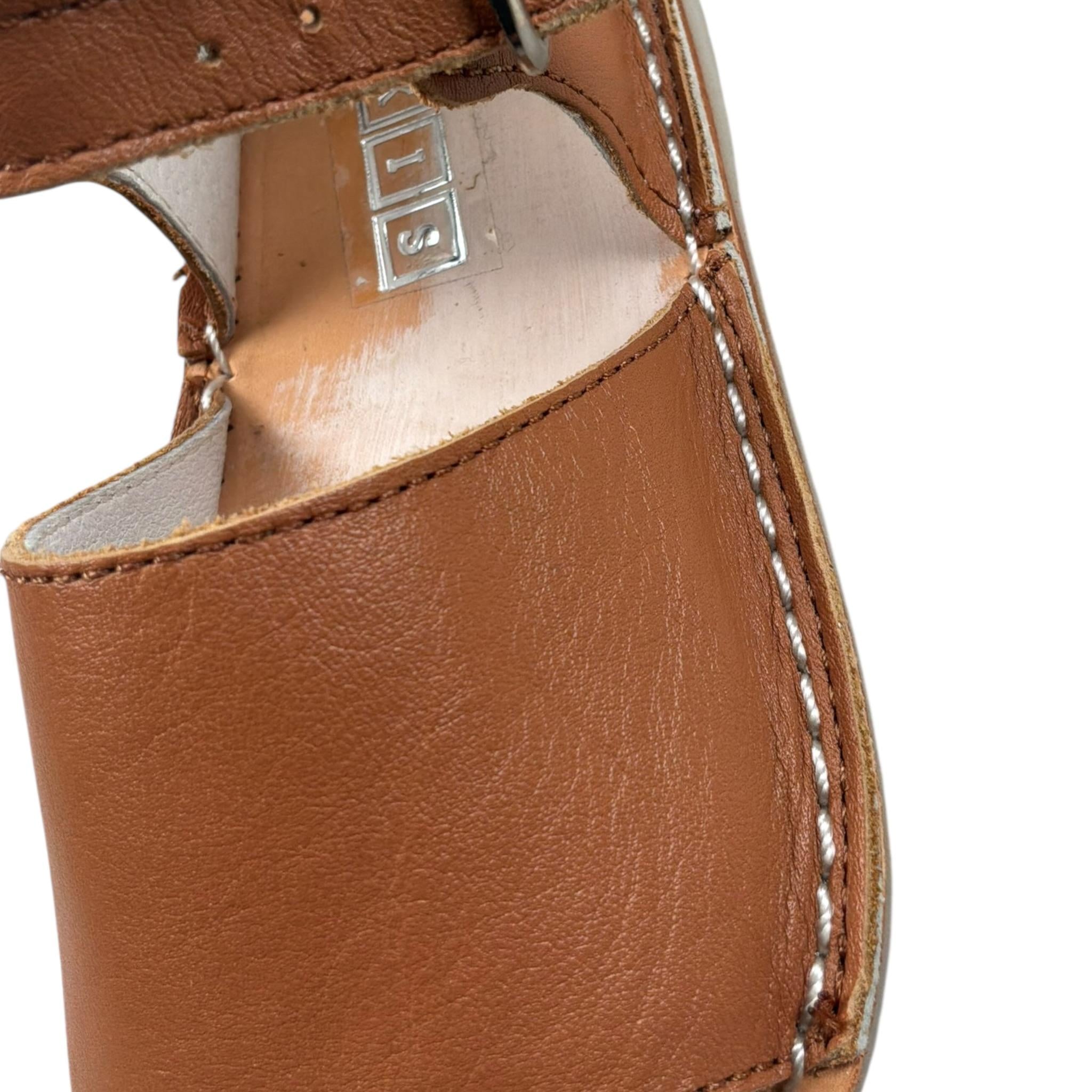 Qkis Sandalo Tinta Unita  per Bambino IT1011J CAMMELLO QKIS 