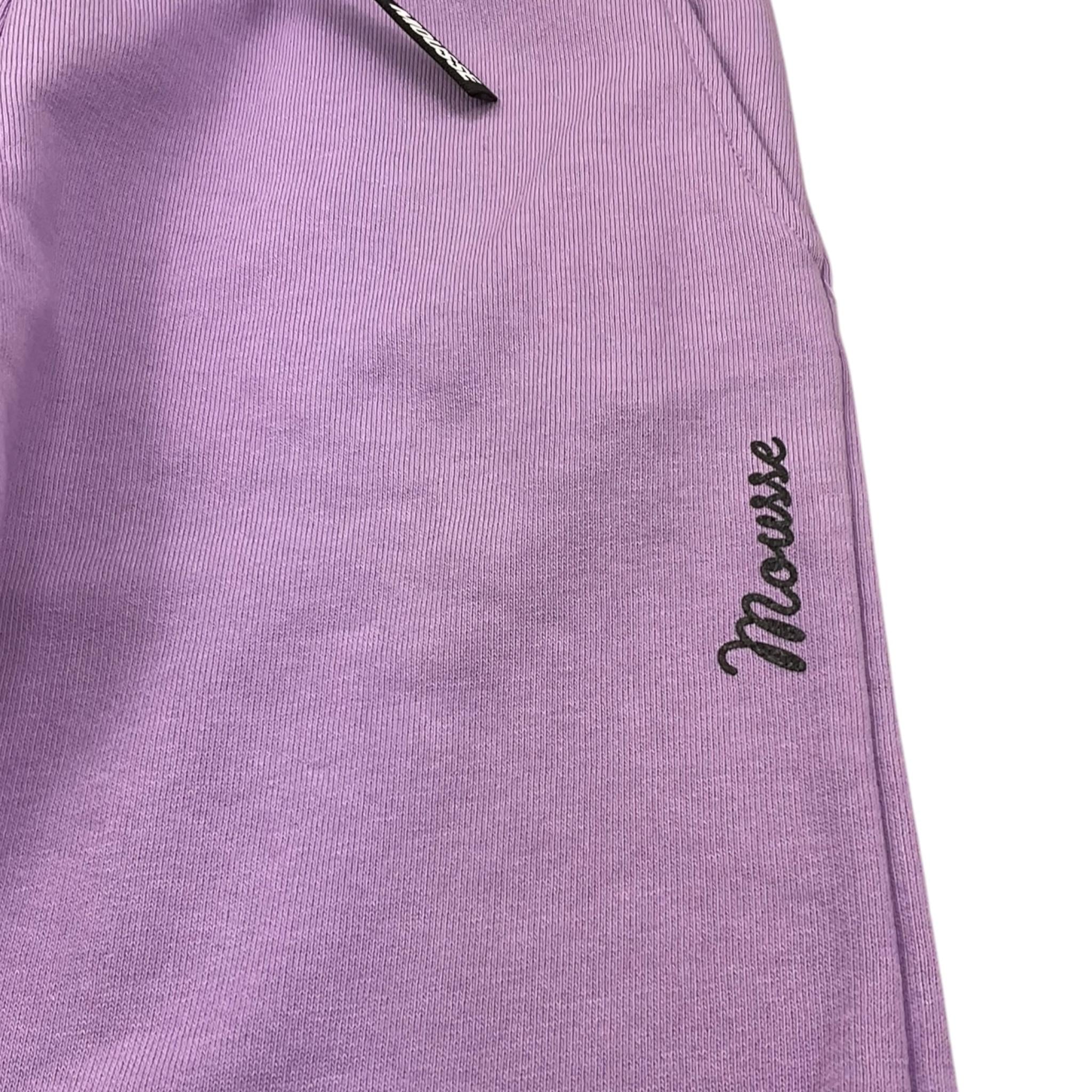 Mousse Pantalone Tinta Unita Modello Tuta per Bambina MKPF009 LILLA MOUSSE 