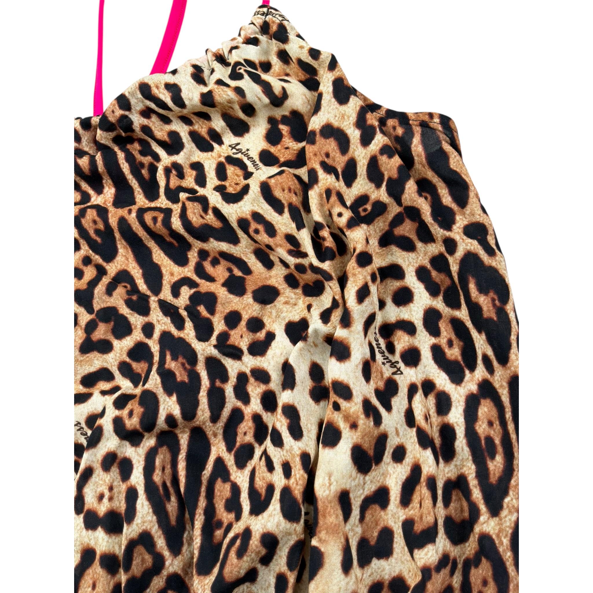 4Giveness Top Tinta Unita con Fantasia Maculata per Bambina FGCG3932 MARRONE 4GIVENESS 