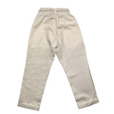 Make Pantalone Tinta Unita Con Elastico In Vita Bianco Per Bambino