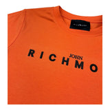 John Richmond T-Shirt Girocollo Tinta Unita con Logo per Bambino RBP26008TS ARANCIONE JOHN RICHMOND 