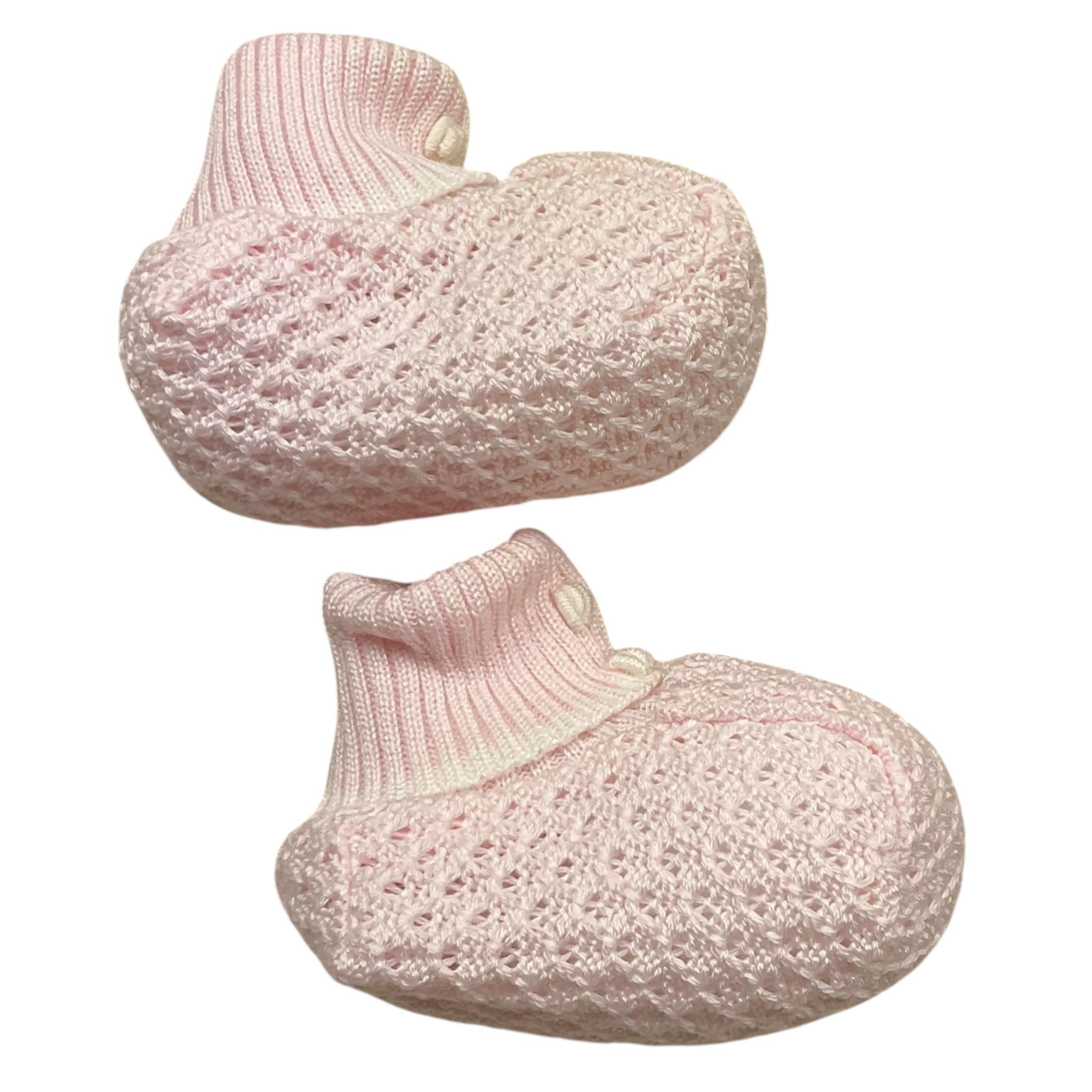 MARLU' babbucce tinta unita Rosa per Neonata BABBB ROSA MARLU' 