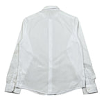 Daniele Alessandrini Camicia Manica Lunga Tinta Unita con Stampa per Bambino 1235C1218 BIANCO DANIELE ALESSANDRINI 