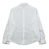 Daniele Alessandrini Camicia Manica Lunga Tinta Unita con Stampa per Bambino 1235C1218 BIANCO DANIELE ALESSANDRINI 