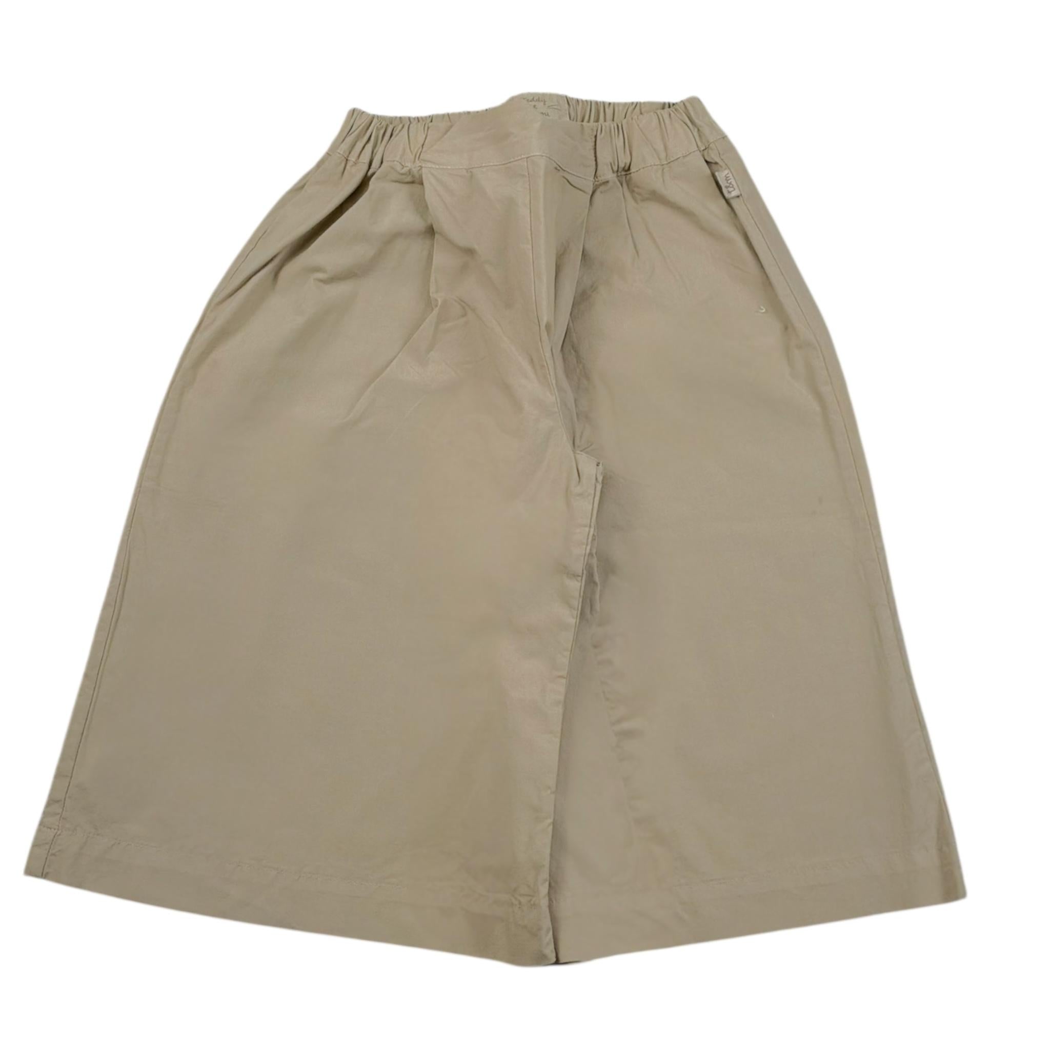 Teddy E Minou Pantalone Modello A Palazzo Tinta Unita per Neonata E25PT017C6035 BEIGE TEDDY E MINOU 