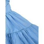 Sarabanda Abito Monospalla Tinta Unita per Bambina 0B341 AZZURRO SARABANDA 