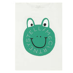 Stella Mccartney T-Shirt Girocollo Tinta Unita con Stampa per Bambina TW8S31X BIANCO STELLA McCARTNEY 