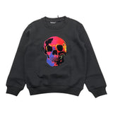 ANTONY MORATO felpa girocollo tinta unita con stampa Nero per Bambino MKFL00460 NERO ANTONY MORATO 