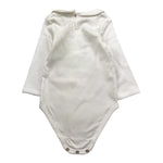 CARRE'MENT BEAU body tinta unita con colletto con ricamo Bianco per Neonata Y30172 BIANCO CARRE'MENT BEAU 