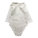 CARRE'MENT BEAU body tinta unita con colletto con ricamo Bianco per Neonata Y30172 BIANCO CARRE'MENT BEAU 