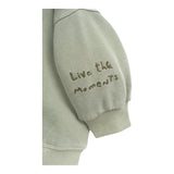 PLAY UP felpa tinta unita girocollo con stampa Verde per Neonato PA011AP10903N VERDE PLAY UP 