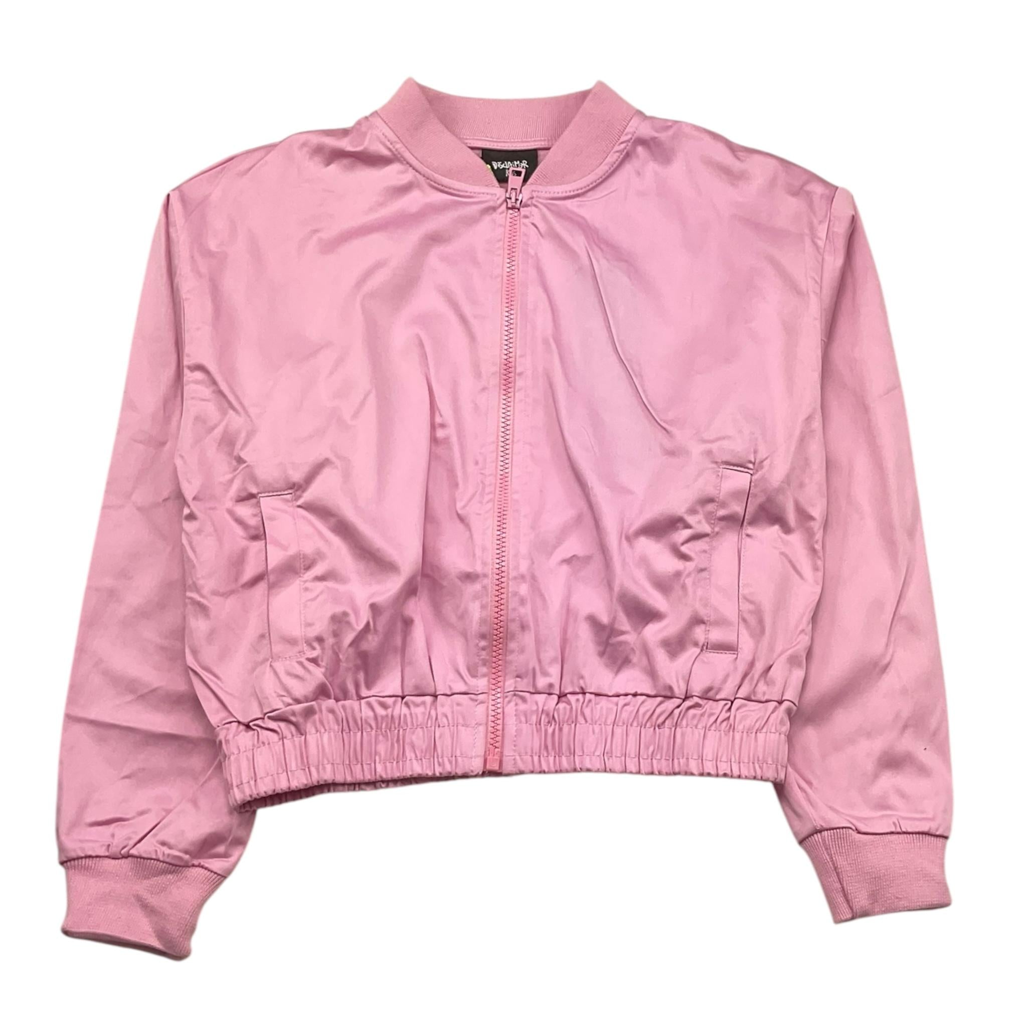 Disclaimer Giubbino con Zip Tinta Unita per Bambina A25EDK8540 ROSA DISCLAIMER 