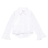 Twinset Set Camicia-Canotta tinta unita Traforata Bianco per Bambina 251GJ2QR0X BIANCO TWINSET 