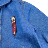 MOSCHINO completo 2pz camicia-leggins Blu per Neonata MDK035 BLU MOSCHINO 