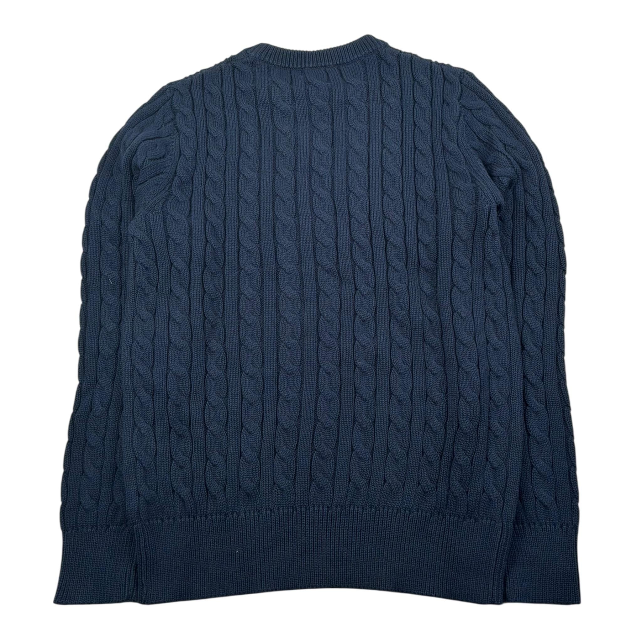 Sun68 Maglia Girocollo Tinta Unita con Logo per Bambino K35315 BLU SUN68 