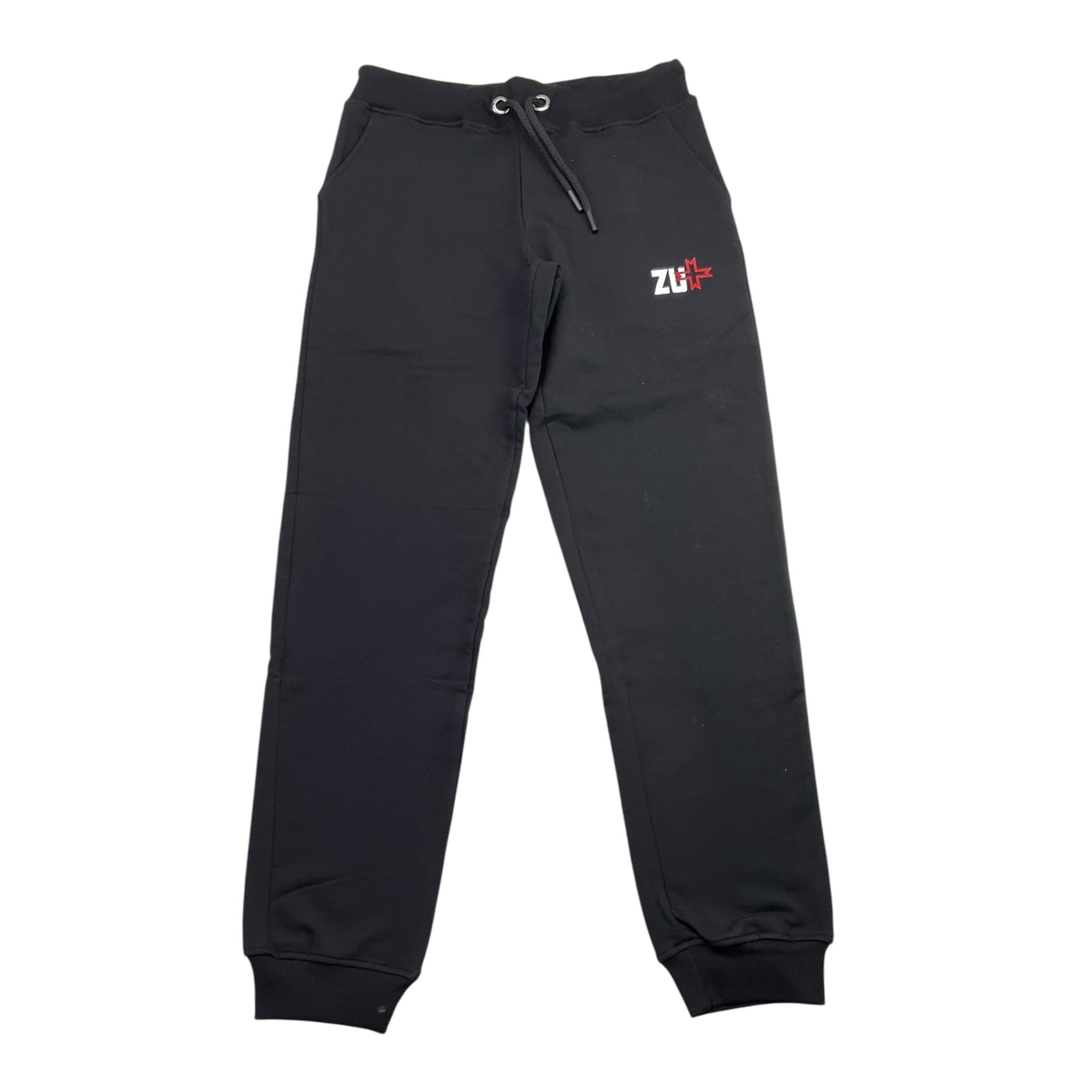 ZU+ELEMENTS pantalone modello tuta tinta unita con logo Nero per Bambino ZU17144 NERO ZU+ELEMENTS 
