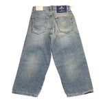 Replay Jeans Tinta Unita con Girovita Regolabile per Bambino SB90922 AZZURRO REPLAY 