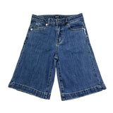 Just Cavalli Bermuda In Denim Tinta Unita con Girovita Regolabile per Bambino JBP26111BE BLU JUST CAVALLI 