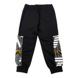 EMPORIO ARMANI pantalone tuta tinta unita con stampa Nero per Bambino 3DBP59 NERO EMPORIO ARMANI 