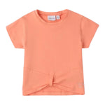 Sarabanda T-Shirt Tinta Unita Girocollo per Neonata 0B317N PESCA SARABANDA 
