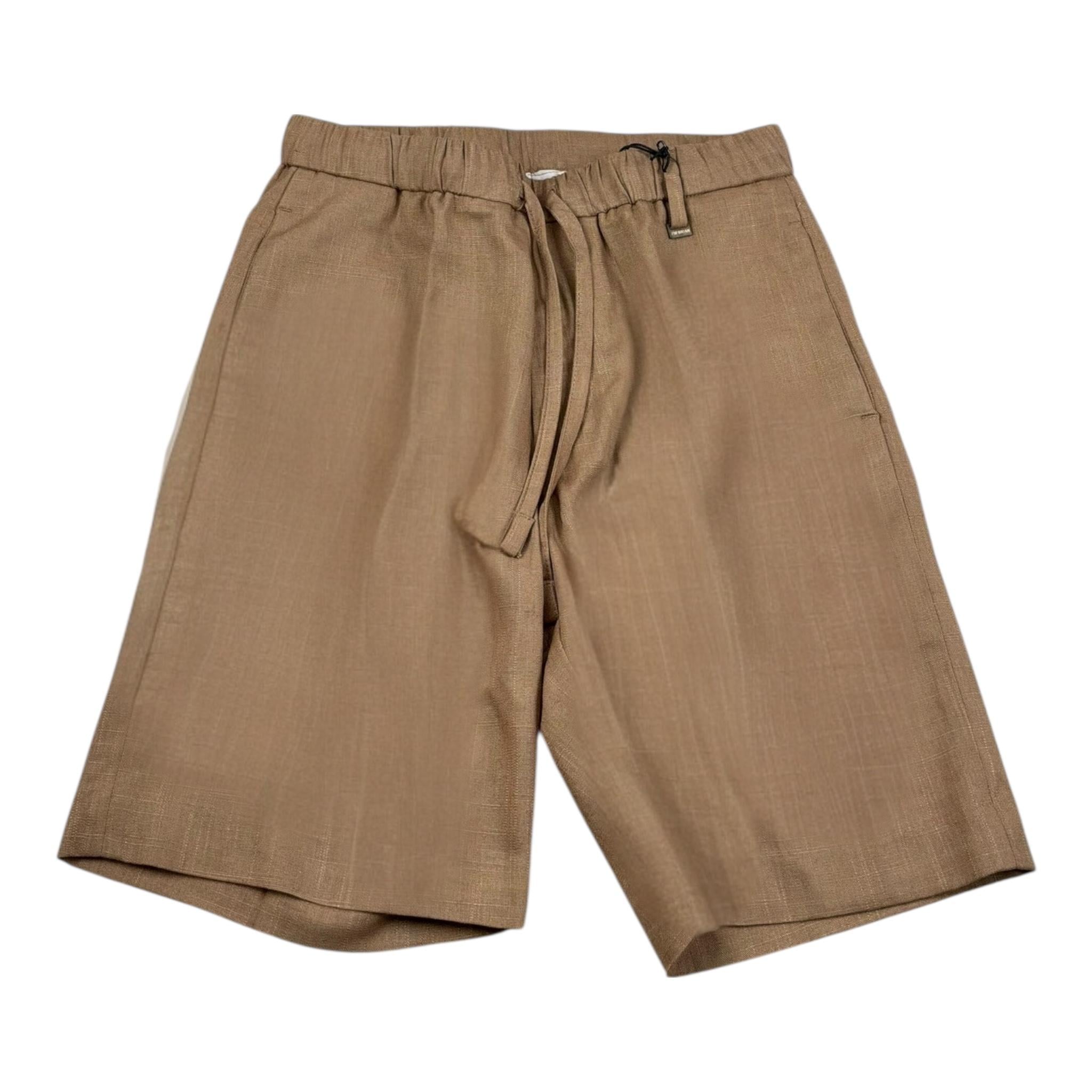 I'M Brian Bermuda Tinta Unita con Elastico In Vita per Bambino BE3247JX SABBIA I'M BRIAN 