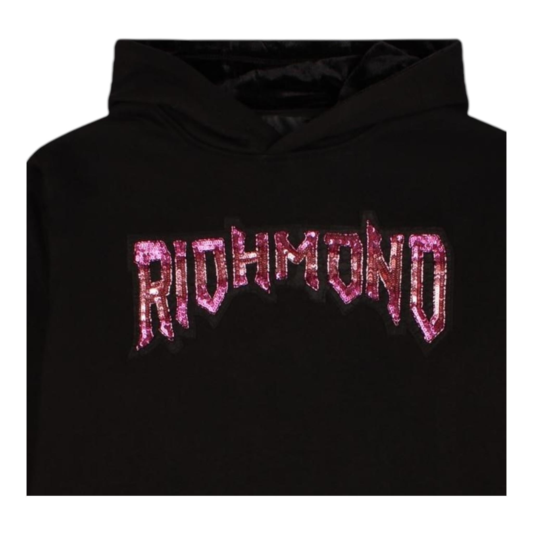 JOHN RICHMOND abito modello felpa tinta unita Nero per Bambina RGA24077FEJ NERO JOHN RICHMOND 