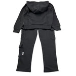 SUPERGA completo 2pz felpa-pantalone Nero per Bambino SA147 NERO SUPERGA 