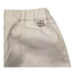 Manuel Ritz Pantalone Tinta Unita con Elastico In Vita per Neonato MR3013N BIANCO MANUEL RITZ 