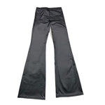 LOSAN pantalone in ecopelle tinta unita modello zampa Nero per Bambina 51030982002041 NERO LOSAN 
