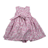 Malvi & Co Abito Giromanica Tinta Unita Fantasia Floreale per Neonata S25M016VEPP BIANCO MALVI & CO 