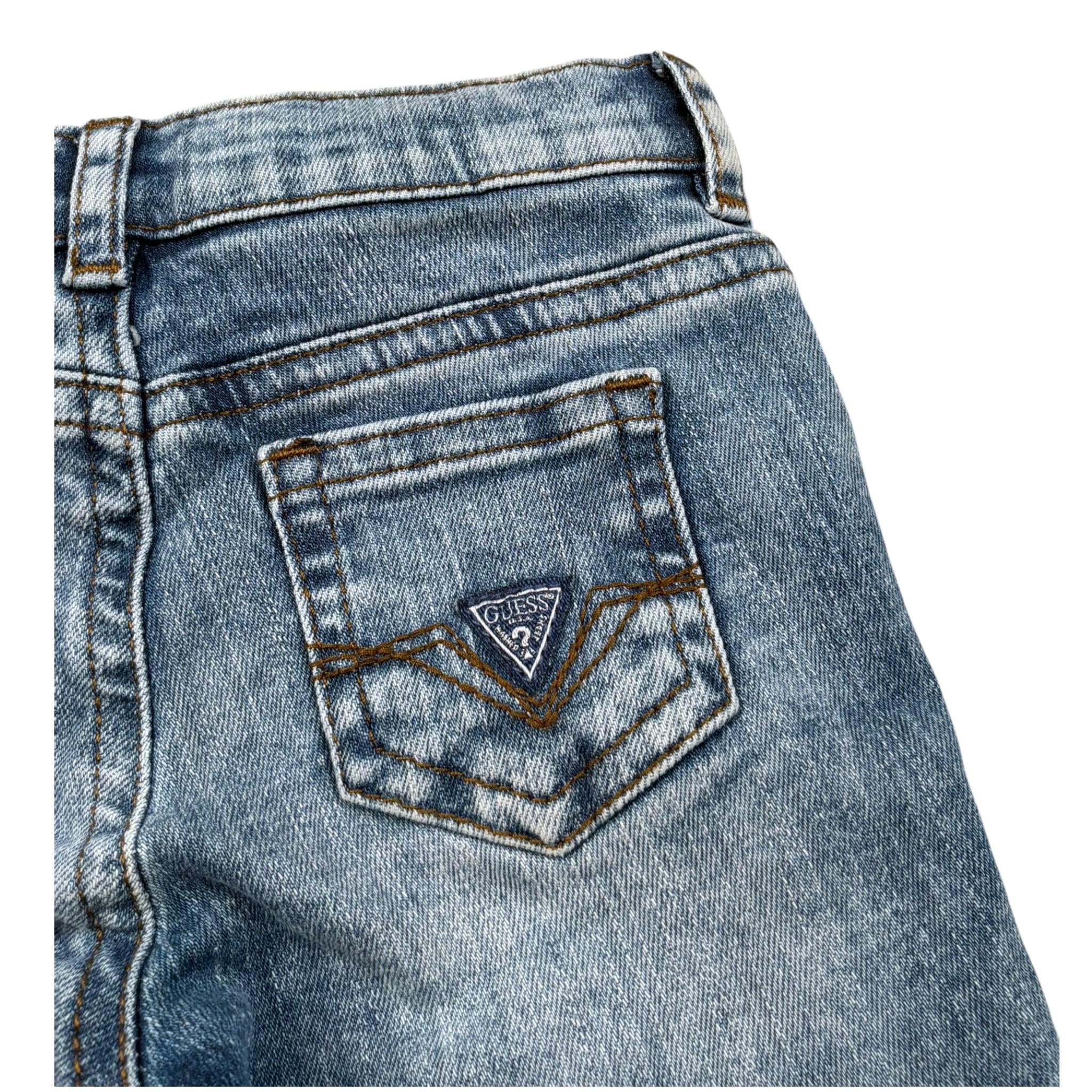 Guess Bermuda In Denim Tinta Unita per Neonato N1RD01D46T0 BLU GUESS 