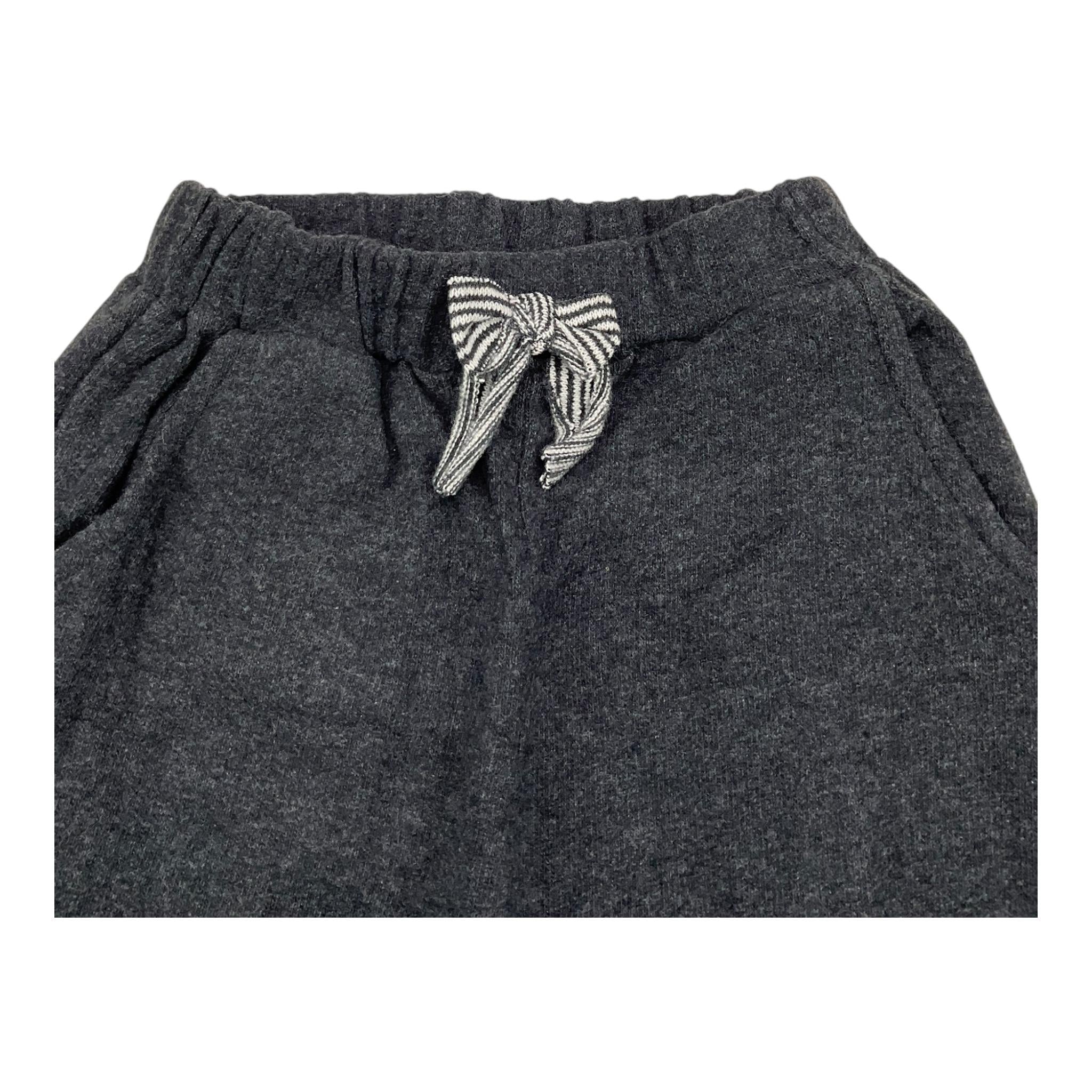 LALALU' pantalone tinta unita cn elastico in vita Nero per Bambina PML70NB NERO LALALU' 