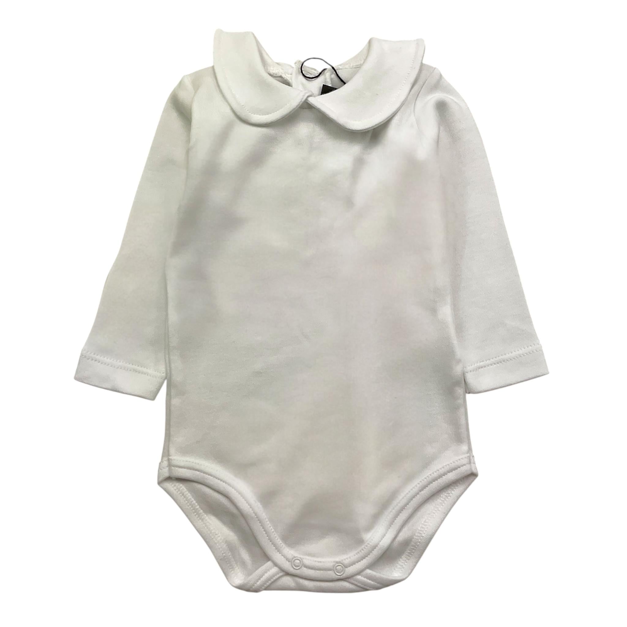 CALAMARO body tinta unita con colletto Bianco per Neonato BODDYY BIANCO CALAMARO 