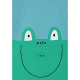 Stella Mccartney Pagliaccett Mezza Manica Bicolore per Bambino TWC509J VERDE STELLA McCARTNEY 