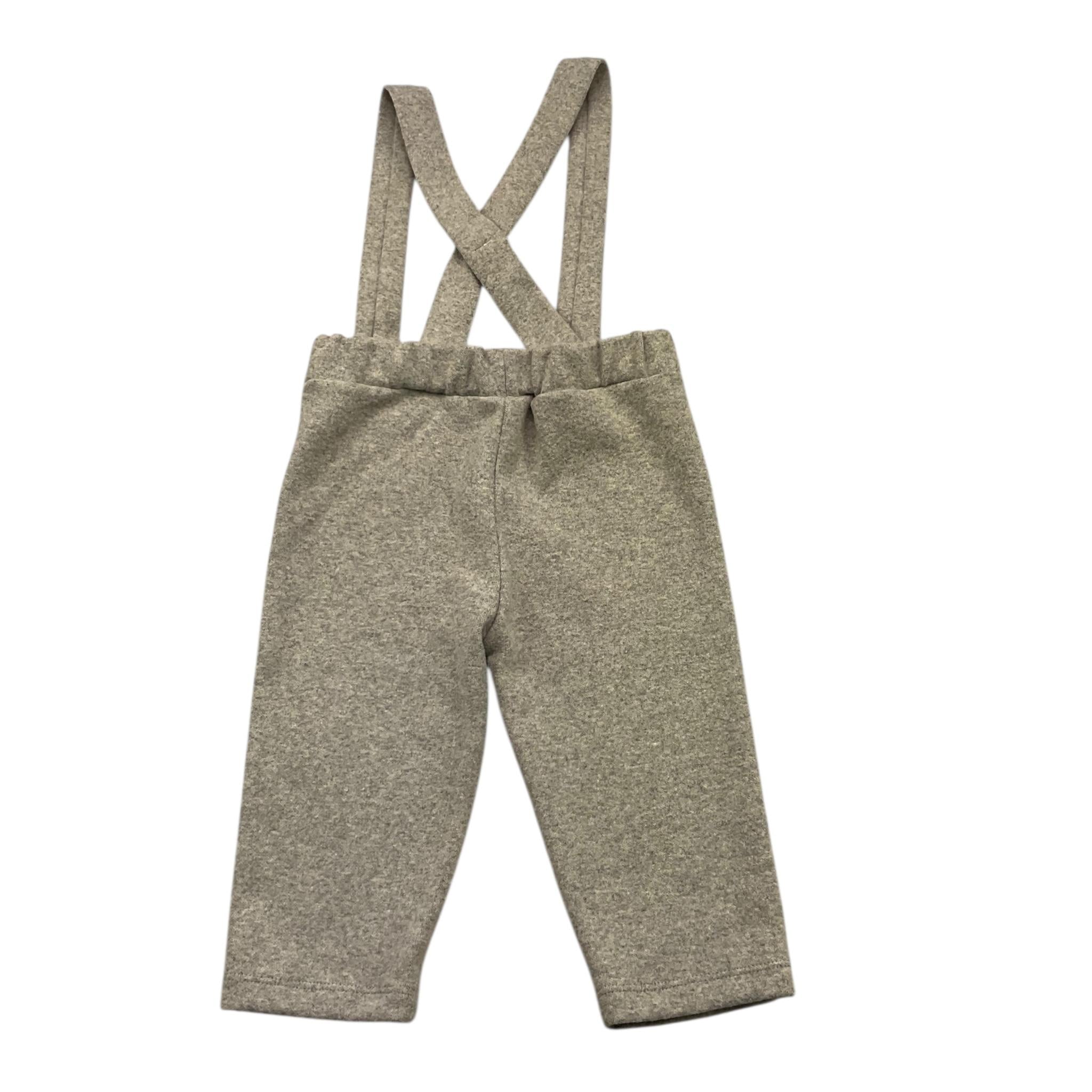 LE BEBE' salopette tinta unita Grigio per Neonato LBB4271 GRIGIO LE BEBE' 