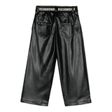 JOHN RICHMOND pantalone modello a palazzo in ecopelle con cintura Nero per Bambina RGA24021PAX NERO JOHN RICHMOND 