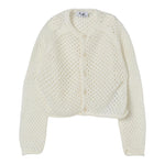Il Gufo Cardigan Tinta Unita Traforato per Bambina P25GF440EM109J PANNA IL GUFO 