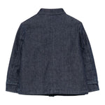 ASPESI giacca in denim tinta unita con bottoni Blu per Bambino F24046GMJ0046X BLU ASPESI 