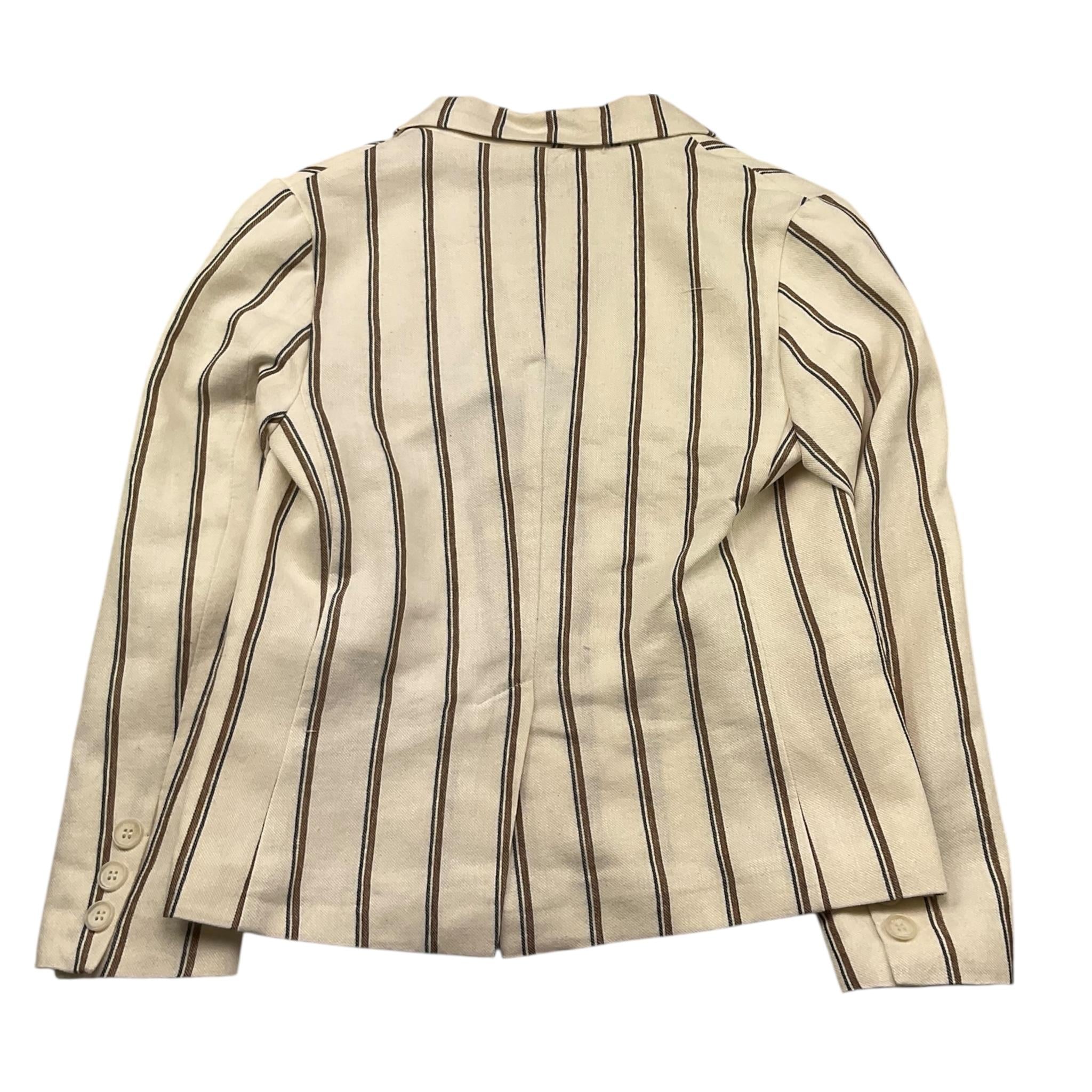 Please Giacca Tinta Unita Fantasia A Righe per Bambino JB21301B73 AVORIO PLEASE 